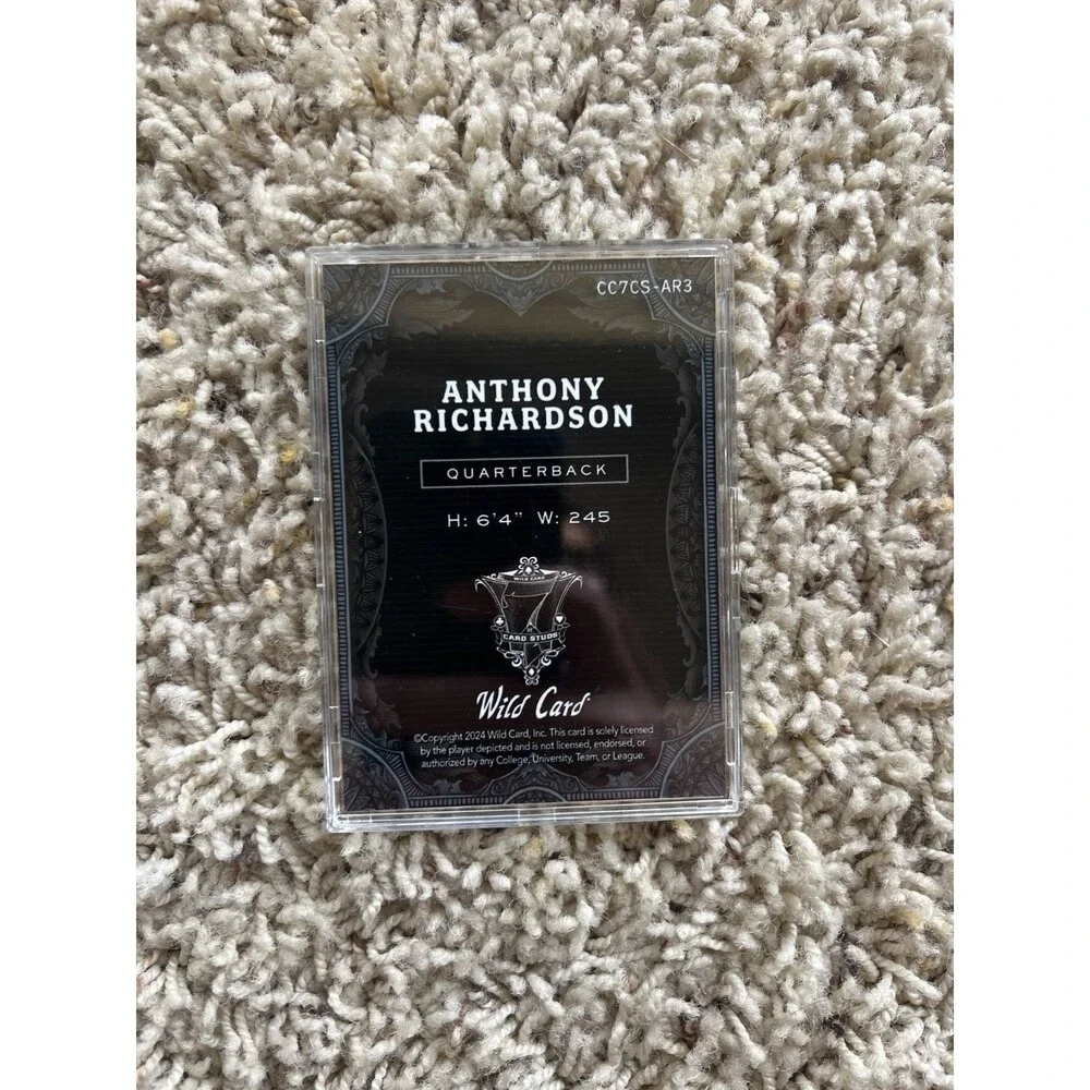 2024 Wild Card 7 Card Studs Anthony Richardson 5/6